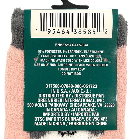 SNUGADOO Soft Fuzzy Non-Slip Character Kids Socks Pony & Cat 2-Pair Set NWT - Picture 4 of 7